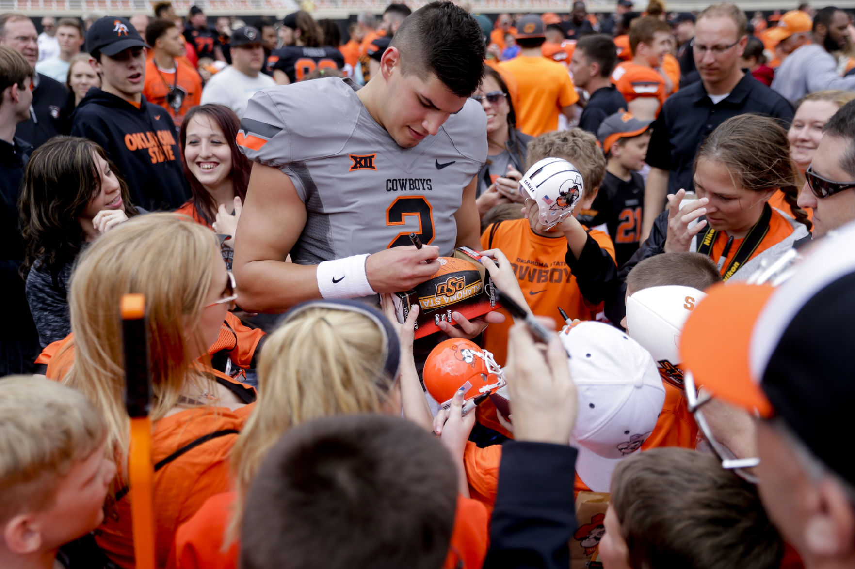 While OSU practiced for the bowl game, Rudolph and star receiver James Washington announced they'd return for the 2017 season -- setting everything in motion that led to this week's NFL draft.